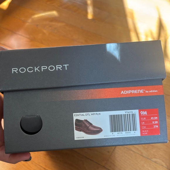 Rockport Black Leather Derby Shoes Men’s 9 main image 7
